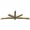 Ekena Millwork Alberta Rough Sawn Timber Gable Bracket, Douglas Fir, 84"W x 31"H x 4"D x 4"F, 9/12 Pitch GBW084X31X0404ALB00RDF - alternate 4